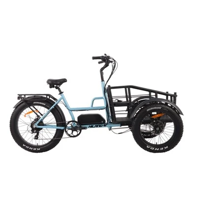 리어 로더화물 자전거 48V 15AH 750W 3 륜 자전거화물 세공 전기화물 자전거